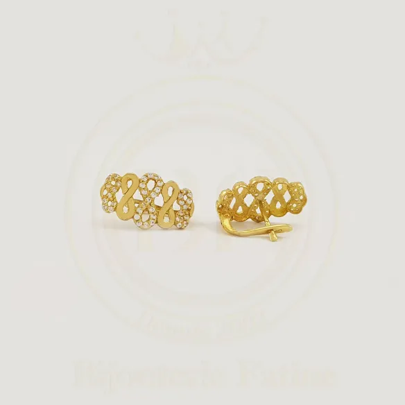 Boucles d'Oreilles 191 chic et très adorables en or 18 carats