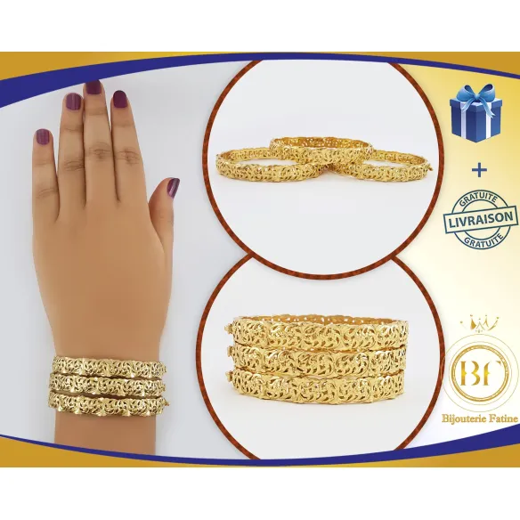 Sertla 299 en trois Bracelets avec un design très charmant en or 18 carats